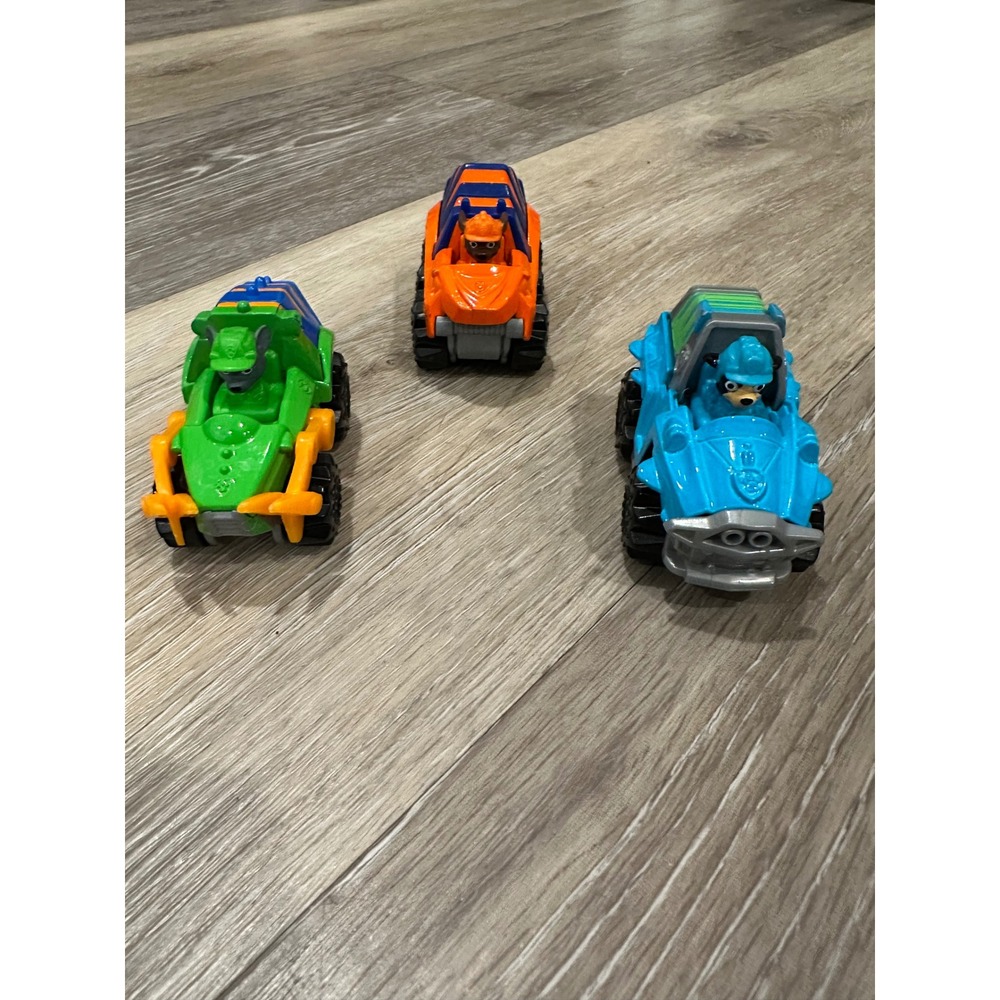 PAW Patrol Dino Rescue Vehicle Lot Zuma Rocky Rex